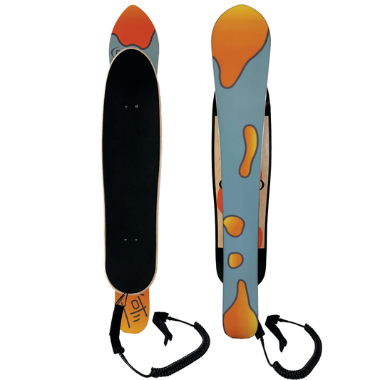 2025 130 cm all-mountain snowskate- ADDED BACK INSERTS