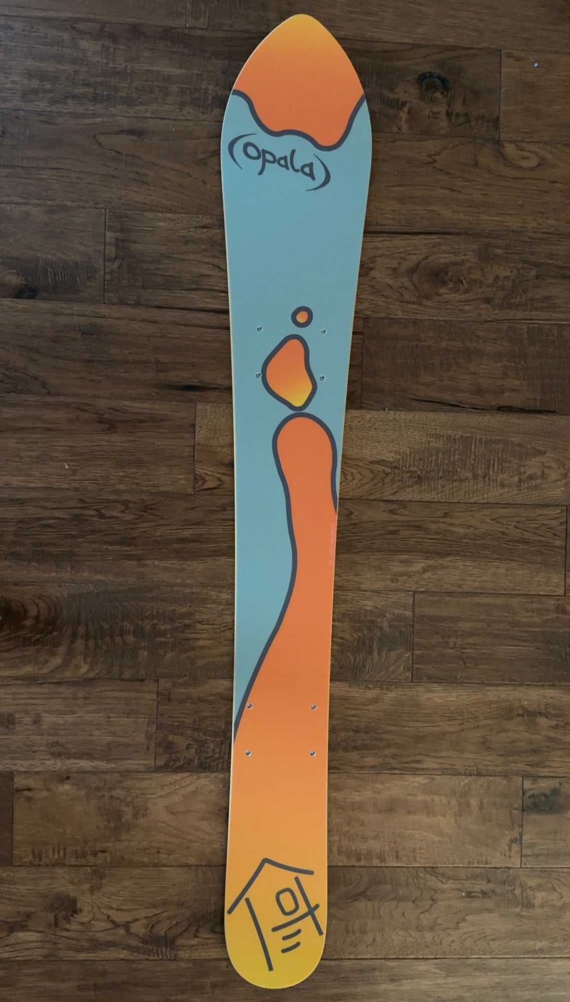 130 cm all mountain snowskate- Subdeck only - Traditional inserts